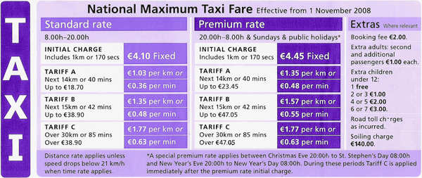 precios_taxis_irlanda